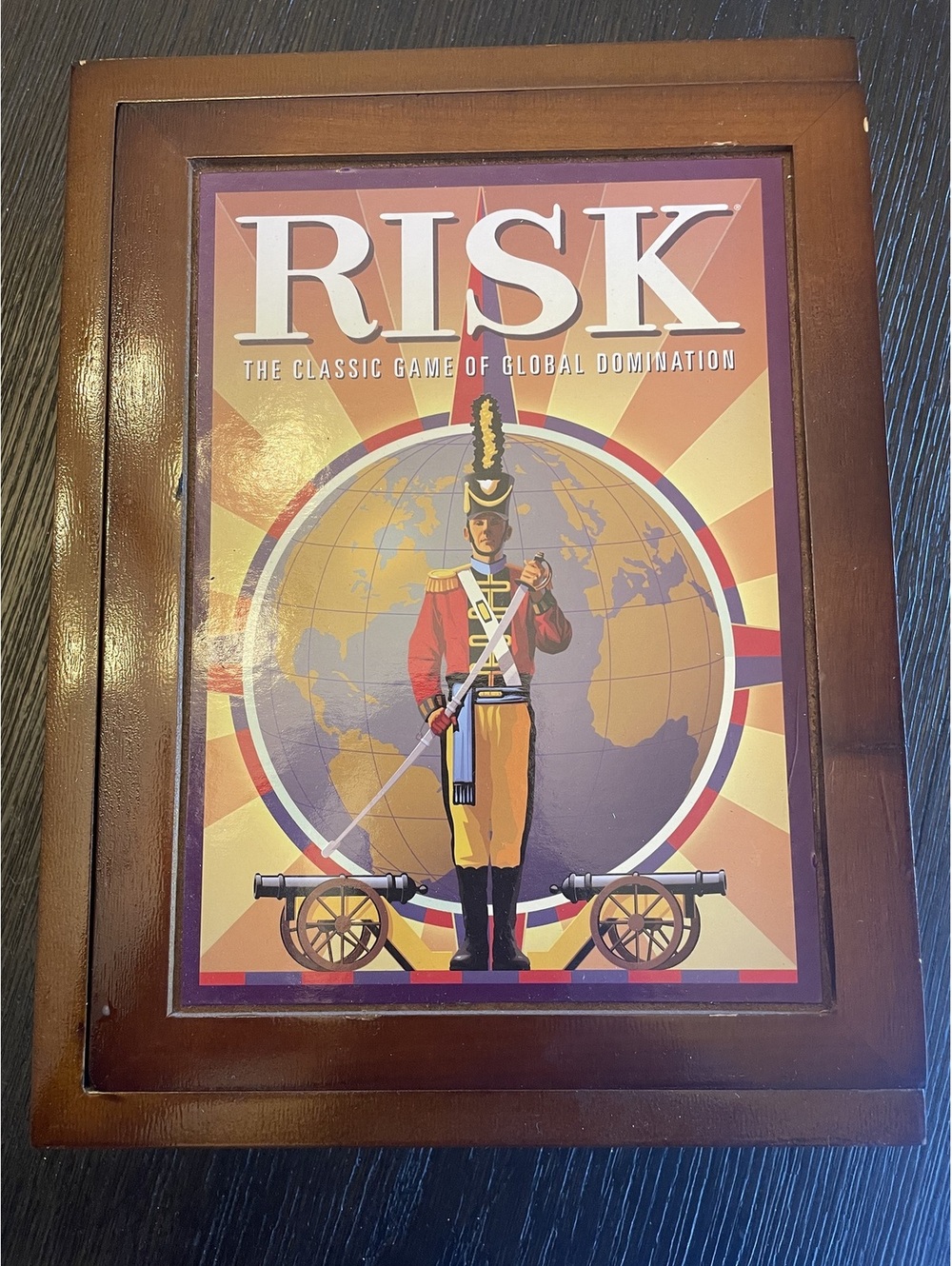 Risk Vintage Game Collection Hasbro Parker Brothers Wooden Box New In Open Box